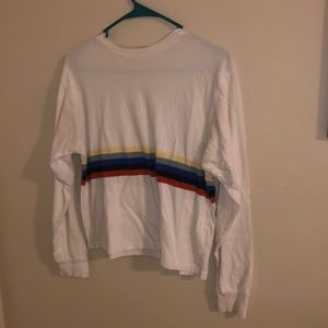 brandy melville white long sleeve